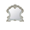 45" Antique Pearl Finish Irregular Dresser Mirror - Montana Home & Kitchen Co.