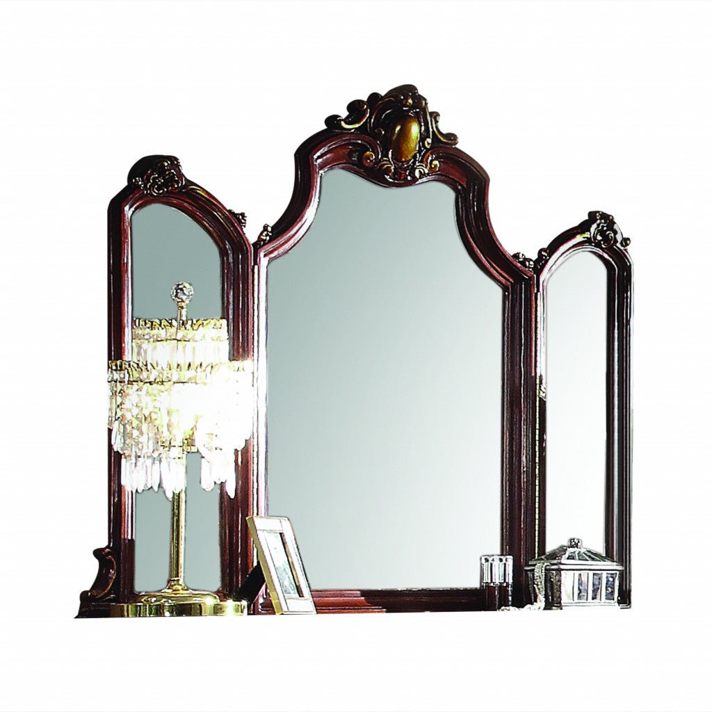 45" Irregular Dresser Wood Mirror - Montana Home & Kitchen Co.