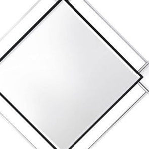 45" Mirrored & Chrome Accent Mirror - Montana Home & Kitchen Co.