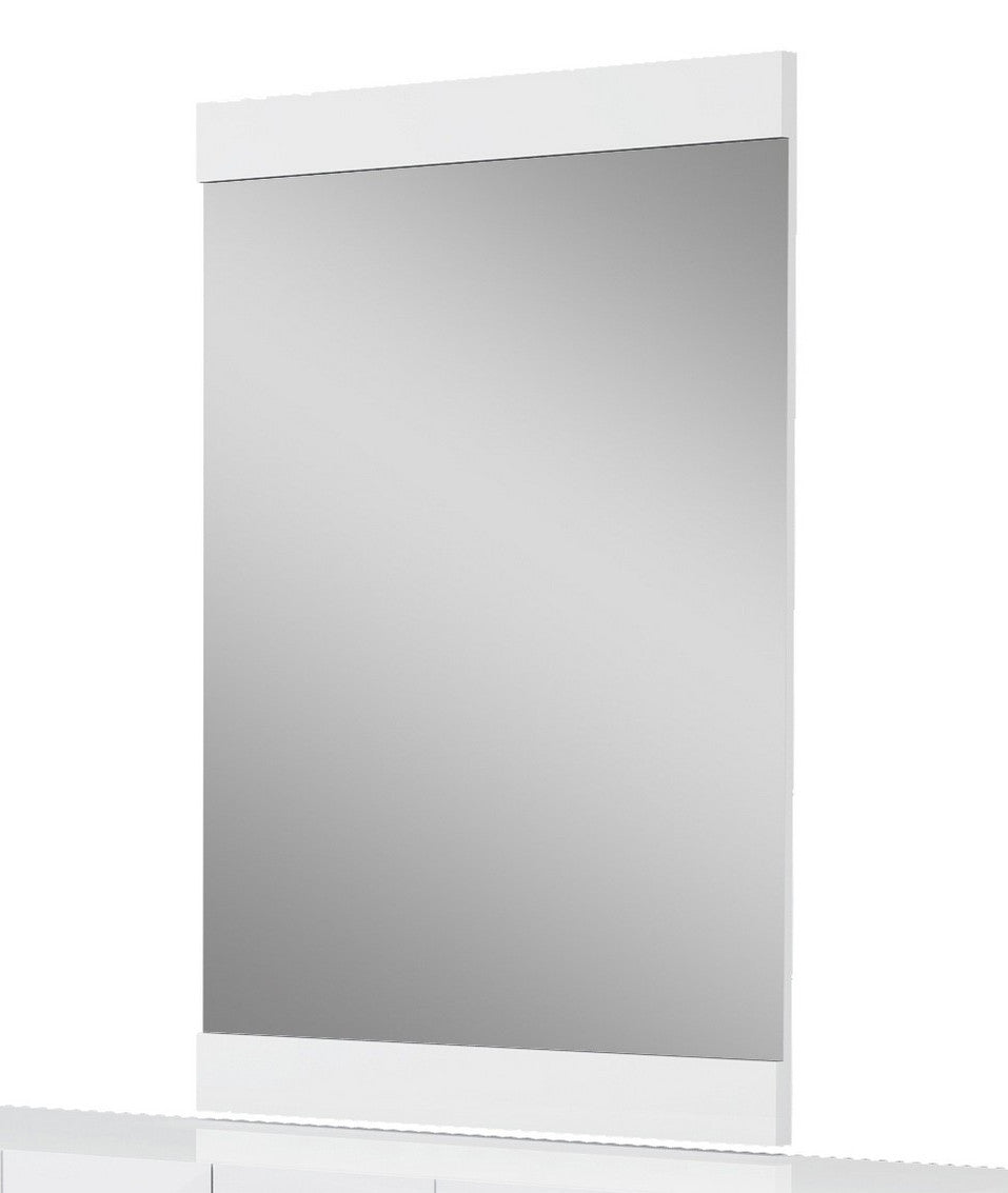 45" Superb White High Gloss Mirror - Montana Home & Kitchen Co.