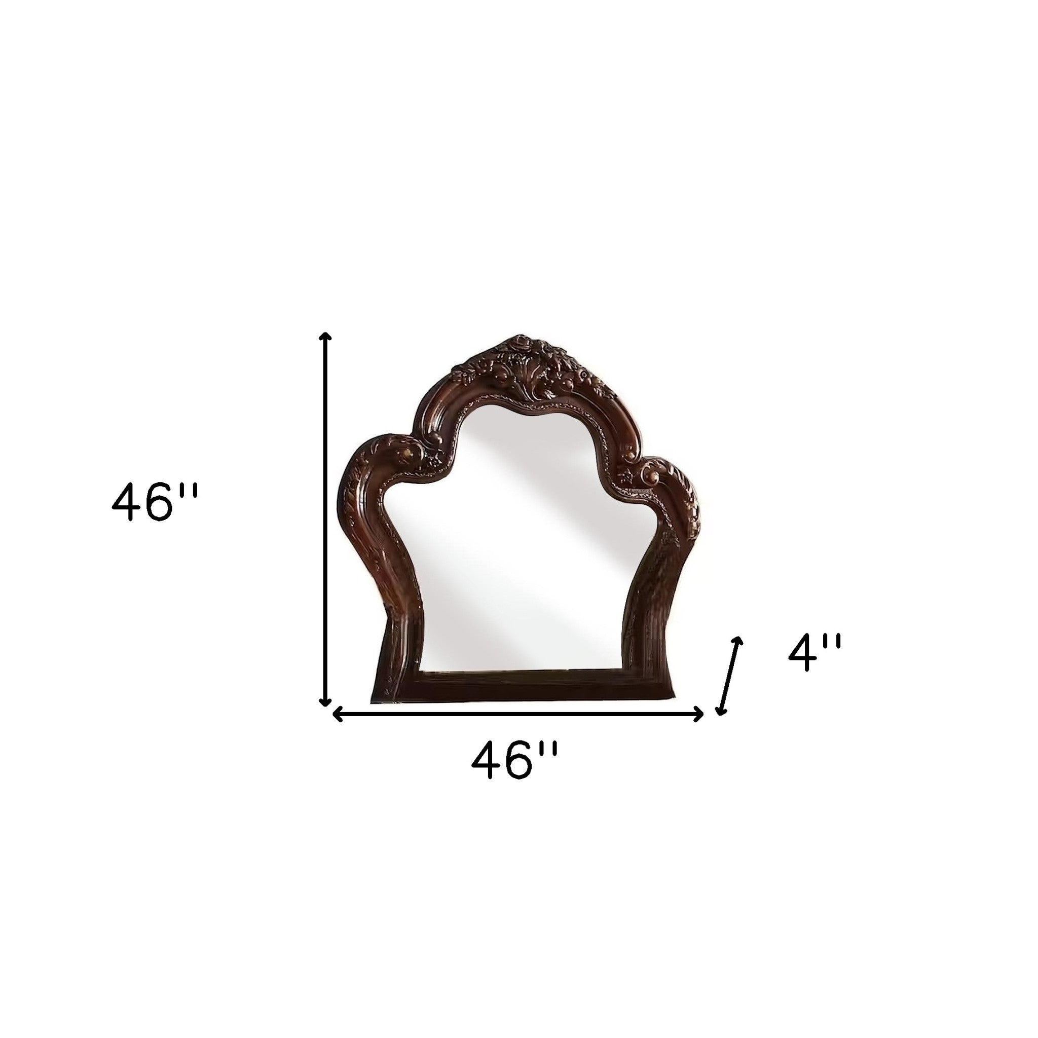 46" Abstract Framed Accent Mirror - Montana Home & Kitchen Co.