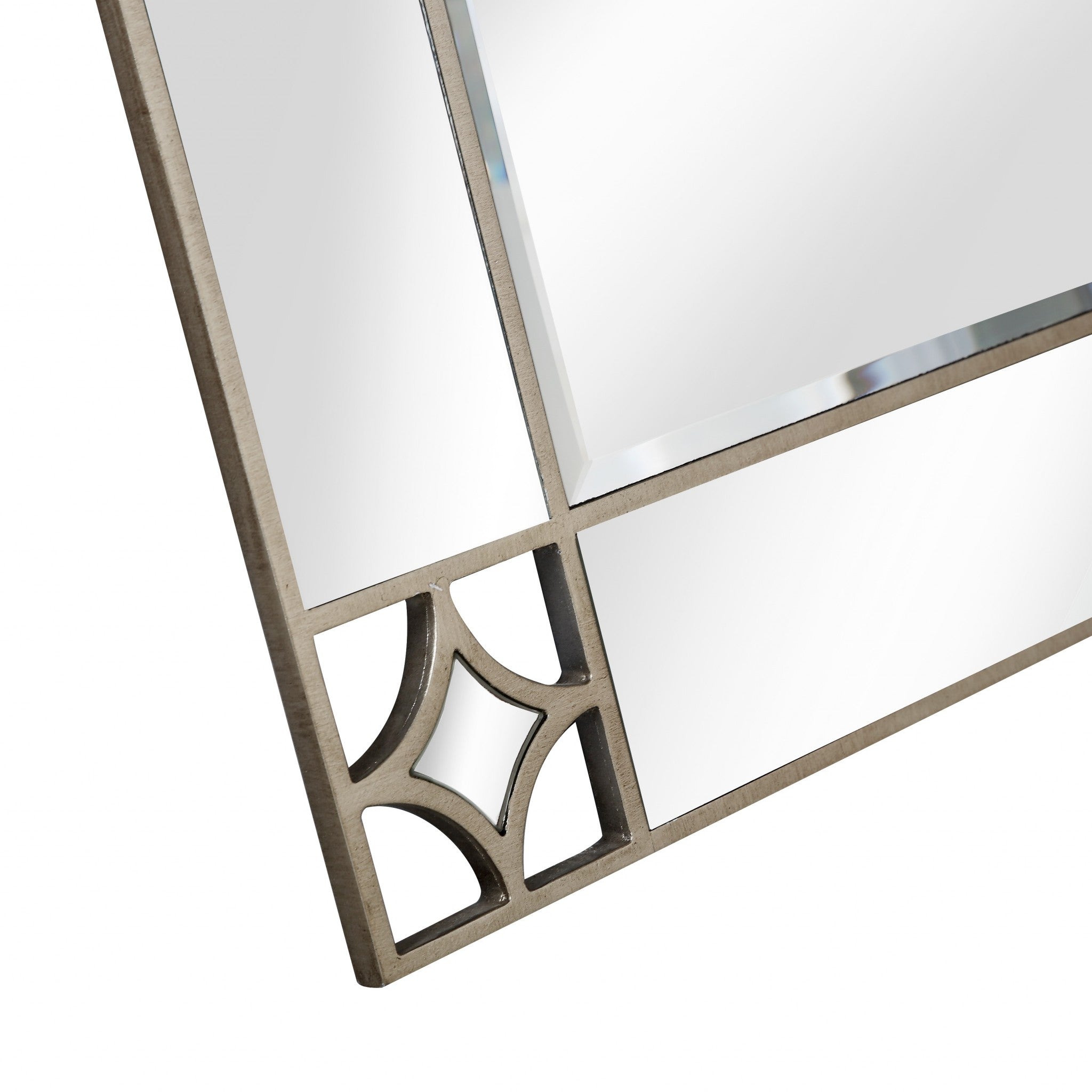 46" Champagne Framed Accent Mirror - Montana Home & Kitchen Co.