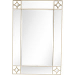 46" Champagne Framed Accent Mirror - Montana Home & Kitchen Co.