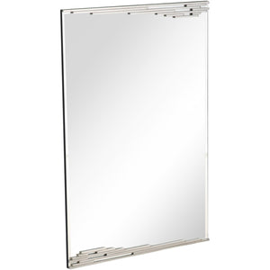 46" Silver Framed Accent Mirror - Montana Home & Kitchen Co.