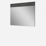 48" Gray Accent Framed Mirror - Montana Home & Kitchen Co.