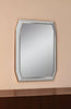 49" Taupe Abstract Glass Framed Accent Mirror - Montana Home & Kitchen Co.