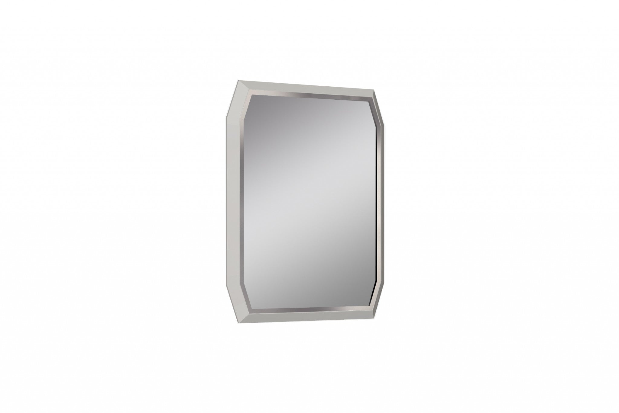 49" Taupe Abstract Glass Framed Accent Mirror - Montana Home & Kitchen Co.