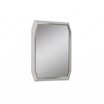 49" Taupe Abstract Glass Framed Accent Mirror - Montana Home & Kitchen Co.