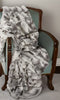 50" X 60" Gray Rabbit Fur Throw Blanket - Montana Home & Kitchen Co.