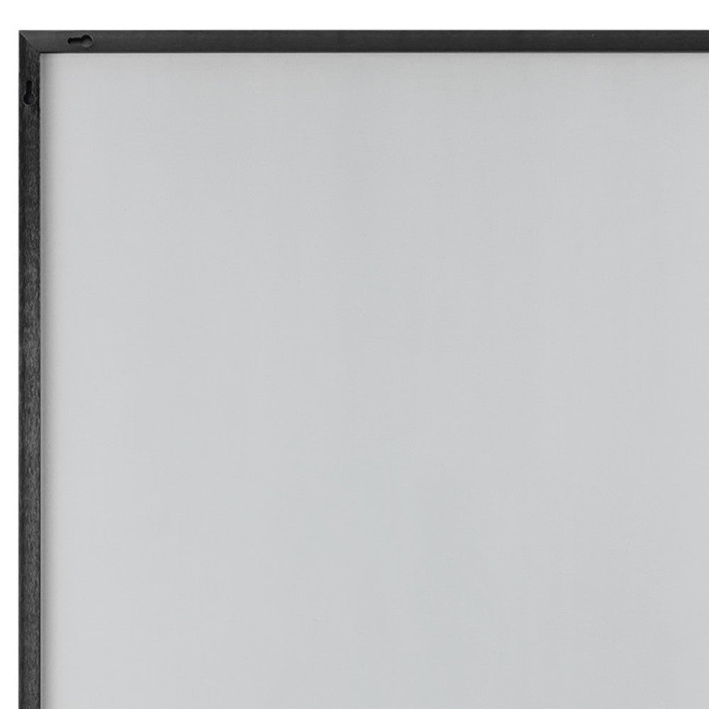 51" Black Metal Framed Full Length Hanging Mirror - Montana Home & Kitchen Co.