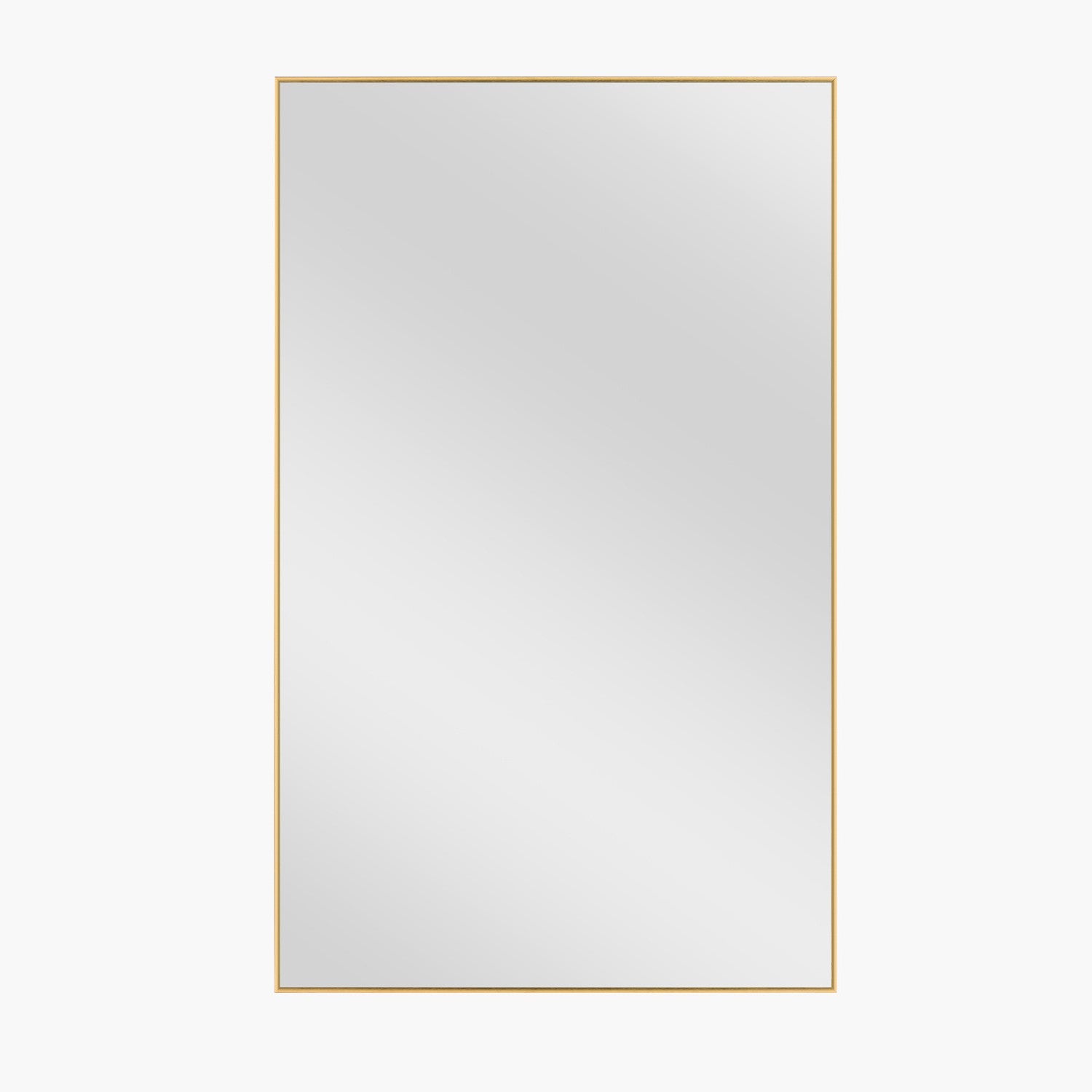 51" Gold Metal Framed Full Length Hanging Mirror - Montana Home & Kitchen Co.