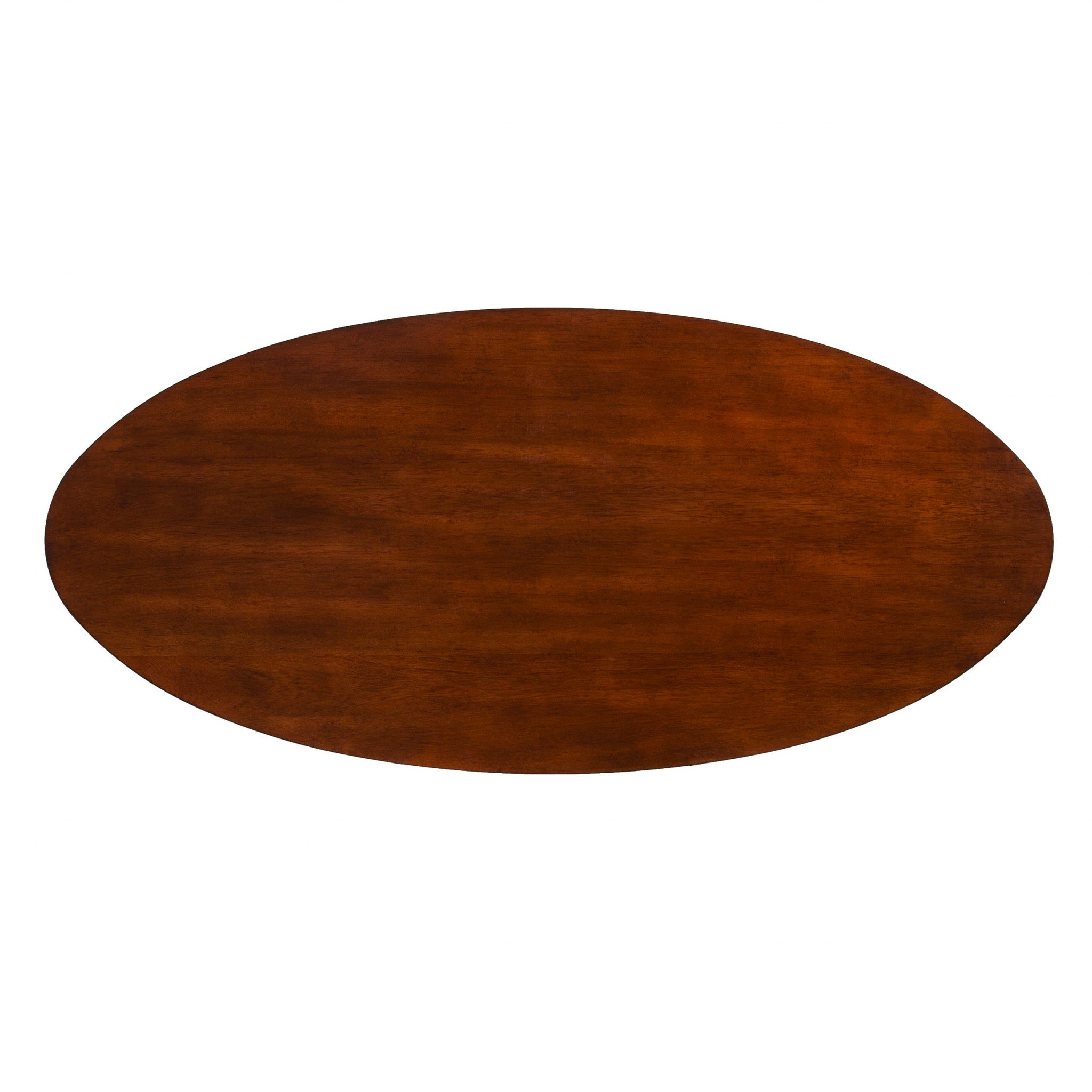 52" Brown Solid Wood With Iron Coffee Table - Montana Home & Kitchen Co.