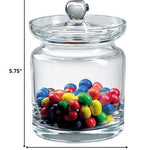 55 Mouth Blown Crystal Lead Free Biscuit Or Candy Jar - Montana Home & Kitchen Co.