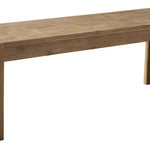 58" Natural Distressed Solid Wood Dining Bench - Montana Home & Kitchen Co.