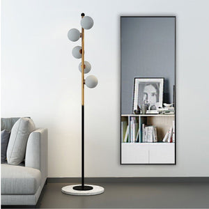 59" Black Metal Framed Full Length Mirror - Montana Home & Kitchen Co.