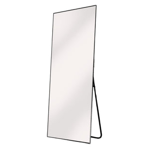 59" Black Metal Framed Full Length Mirror - Montana Home & Kitchen Co.