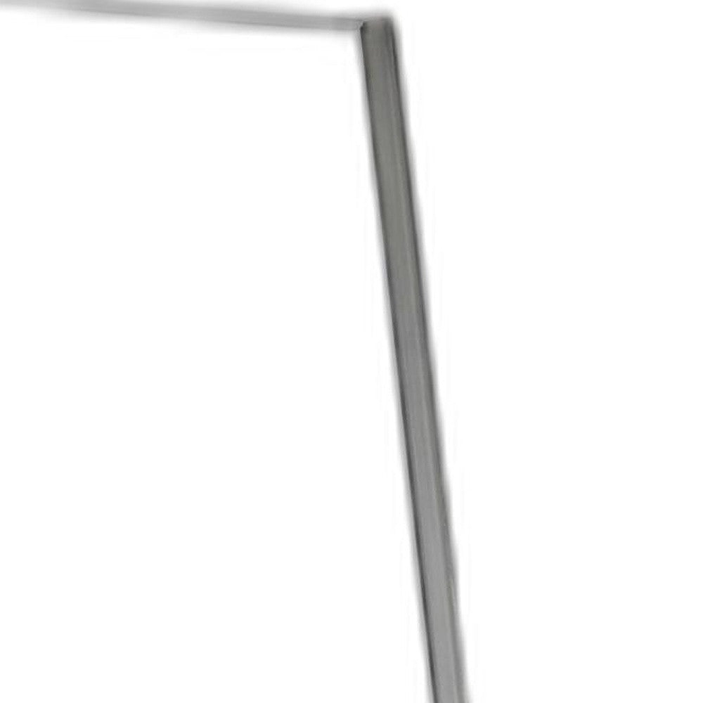 59" Silver Metal Framed Cheval Standing Mirror - Montana Home & Kitchen Co.