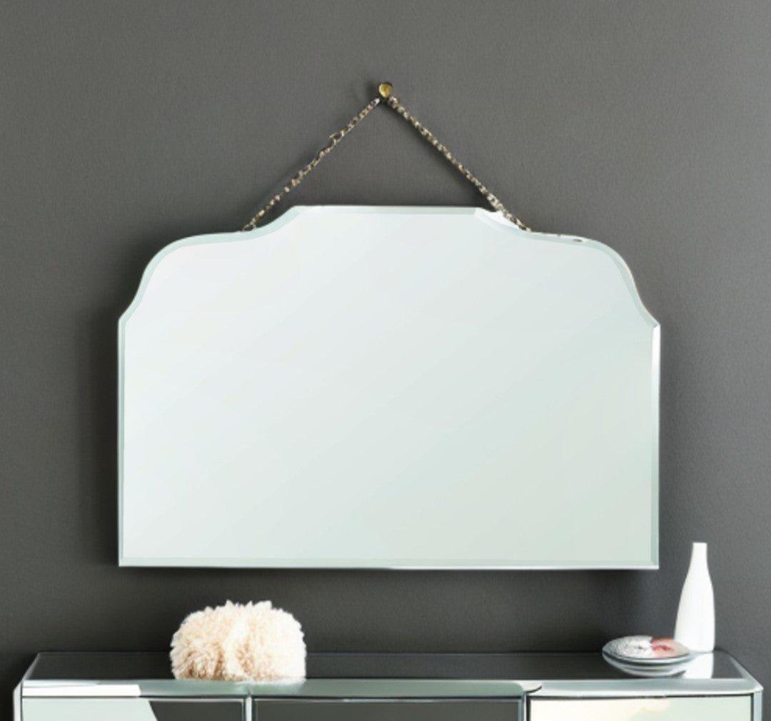 6" Gold Irregular Unframed Accent Mirror - Montana Home & Kitchen Co.