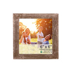 6" X 6" Rustic Espresso Picture Frame - Montana Home & Kitchen Co.