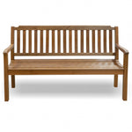 60" Teak Solid Wood Garden Bench - Montana Home & Kitchen Co.