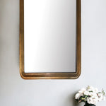 64" Gold Framed Accent Mirror - Montana Home & Kitchen Co.