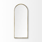 70" Gold Arch Metal Framed Accent Mirror - Montana Home & Kitchen Co.