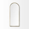 70" Gold Arch Metal Framed Accent Mirror - Montana Home & Kitchen Co.