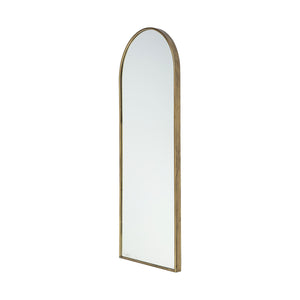 70" Gold Arch Metal Framed Accent Mirror - Montana Home & Kitchen Co.