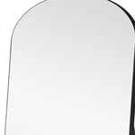 71" Black Arch Wood Frame Full Length Standing Mirror - Montana Home & Kitchen Co.