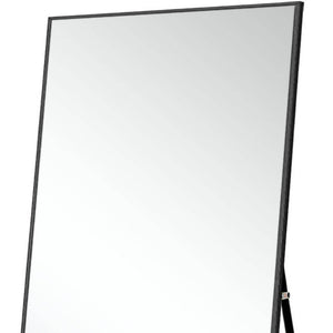 71" Black Metal Framed Leaning or Hanging Full Length Mirror - Montana Home & Kitchen Co.