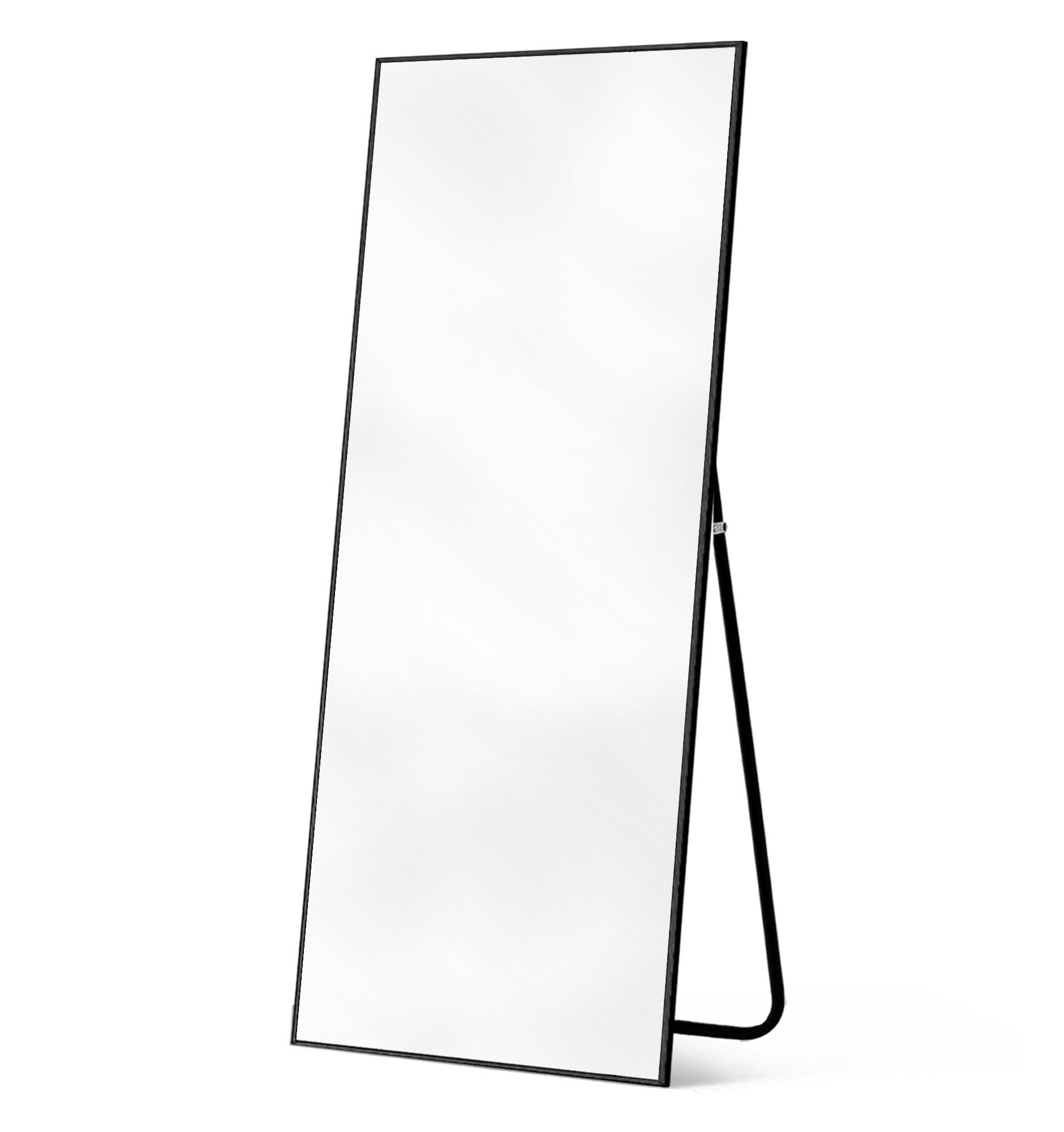 71" Black Metal Framed Standing Mirror - Montana Home & Kitchen Co.