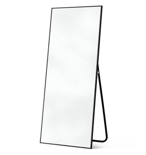 71" Black Metal Framed Standing Mirror - Montana Home & Kitchen Co.