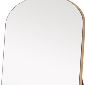 71" Gold Arch Wood Framed Full Length Standing Mirror - Montana Home & Kitchen Co.