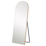 71" Gold Arch Wood Framed Full Length Standing Mirror - Montana Home & Kitchen Co.