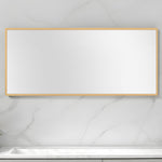 71" Gold Metal Framed Bathroom Vanity Mirror - Montana Home & Kitchen Co.