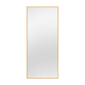 71" Gold Metal Framed Bathroom Vanity Mirror - Montana Home & Kitchen Co.