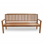 72" Teak Solid Wood Garden Bench - Montana Home & Kitchen Co.