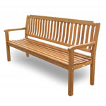 72" Teak Solid Wood Garden Bench - Montana Home & Kitchen Co.