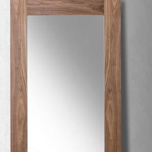 79" Brown Framed Full Length Hanging Mirror - Montana Home & Kitchen Co.