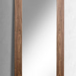 79" Brown Framed Full Length Hanging Mirror - Montana Home & Kitchen Co.