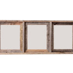 8 x 10 Gray Reclaimed Wood Three Slot Hanging Picture Frame - Montana Home & Kitchen Co.