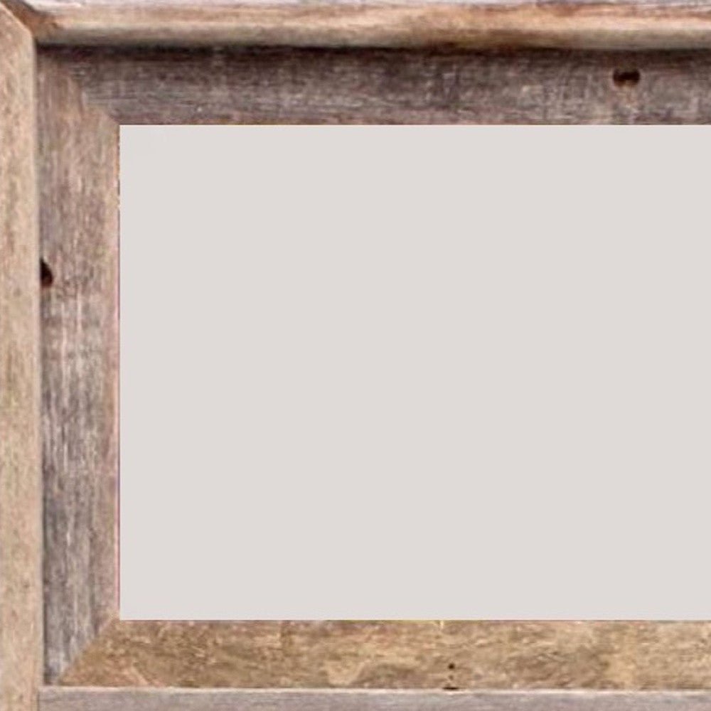 8 x 10 Gray Reclaimed Wood Three Slot Hanging Picture Frame - Montana Home & Kitchen Co.