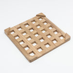 8.00 " Square Wood Trivet - Montana Home & Kitchen Co.