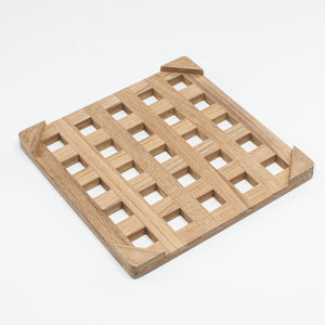 8.00 " Square Wood Trivet - Montana Home & Kitchen Co.