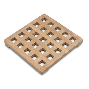 8.00 " Square Wood Trivet - Montana Home & Kitchen Co.