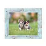 8"X9" Rustic Blue Picture Frame - Montana Home & Kitchen Co.