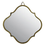 9" Gold Novelty Accent Metal Framed Mirror - Montana Home & Kitchen Co.