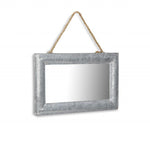 9" Silver Metal Framed Accent Mirror - Montana Home & Kitchen Co.