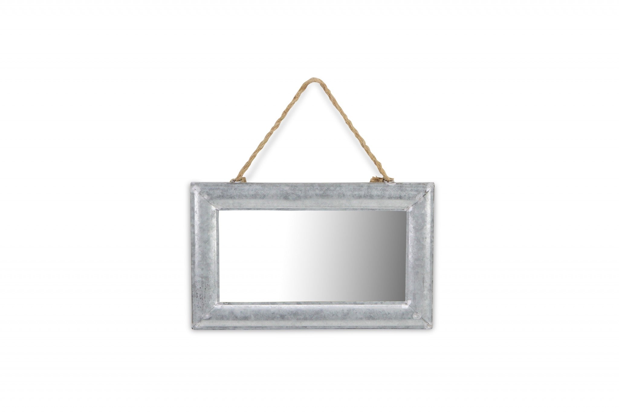 9" Silver Metal Framed Accent Mirror - Montana Home & Kitchen Co.