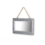 9" Silver Metal Framed Accent Mirror - Montana Home & Kitchen Co.